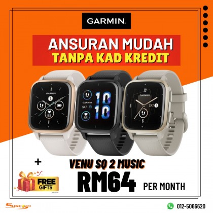 GARMIN Venu SQ 2 Music (* ANSURAN MUDAH X RM64)
